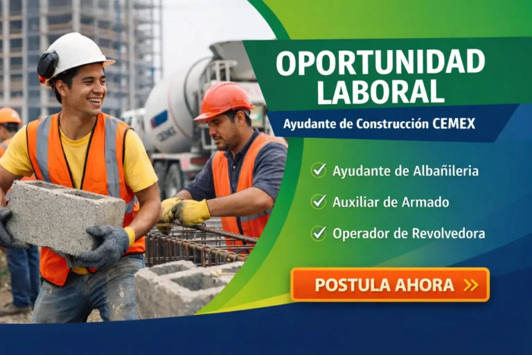 Lee más sobre el artículo Ayudante de Construcción CEMEX