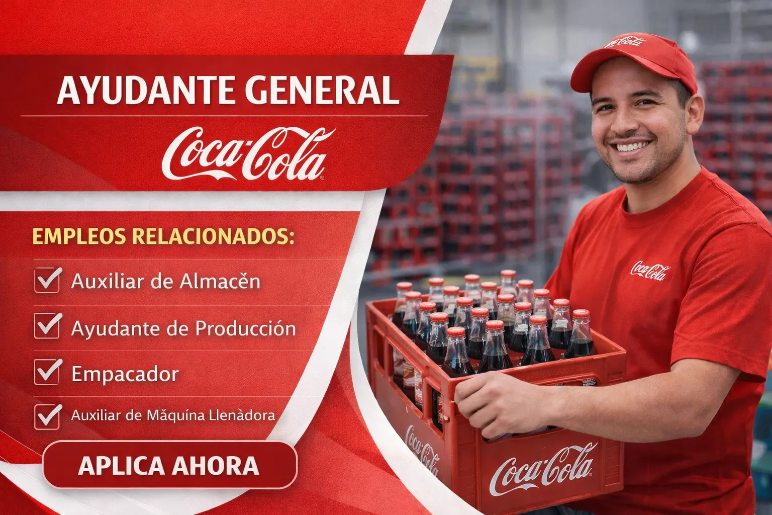En este momento estás viendo Ayudante General Coca-Cola