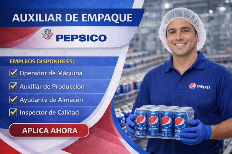 Lee más sobre el artículo Auxiliar de Empaque PepsiCo