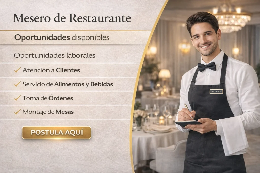 Mesero de Restaurante