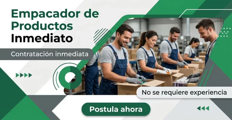 Lee más sobre el artículo Empacador de Productos Inmediato